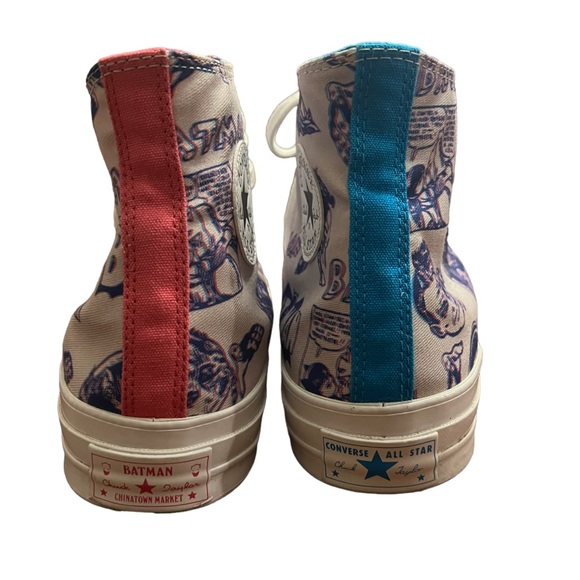 Size 10.5 Converse Chuck 70 High x DC Comics x Chinatown Market 3D Batman - Picture 2 of 11